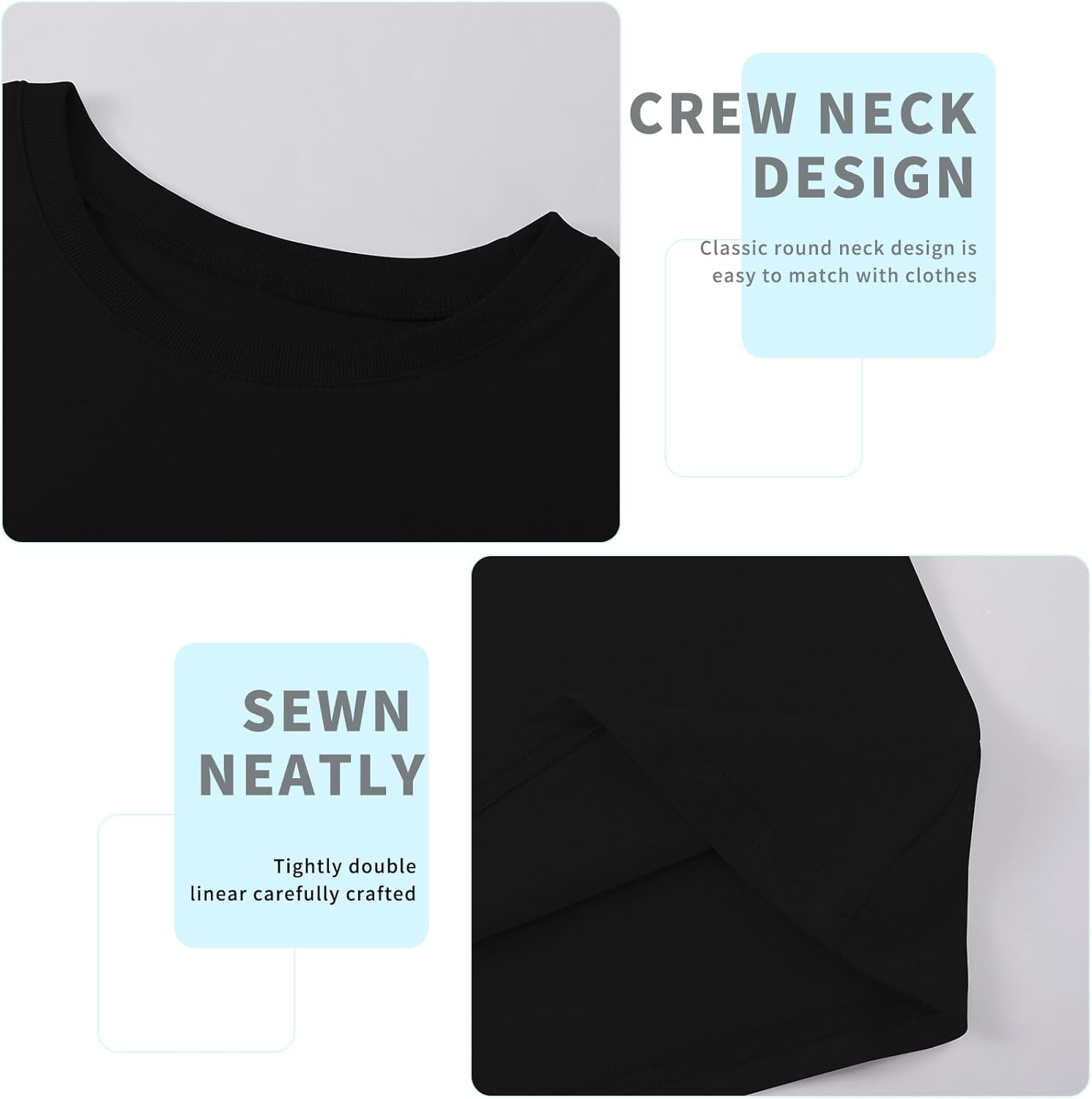 Girls/Toddlers Cotton T-Shirts Crewneck Short Sleeve Summer Tops Kids Clothes Tees(2T-14Y) - Image 5