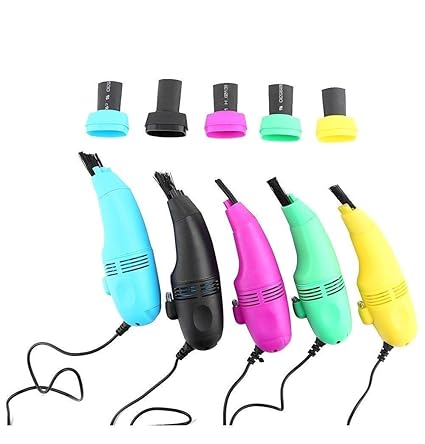 KH Enterprise USB Vacuum Cleaner for Laptop/Computer Pc Keyboard/Mini Vacuum Cleaner Electronic Part Multi Color 1 PCS