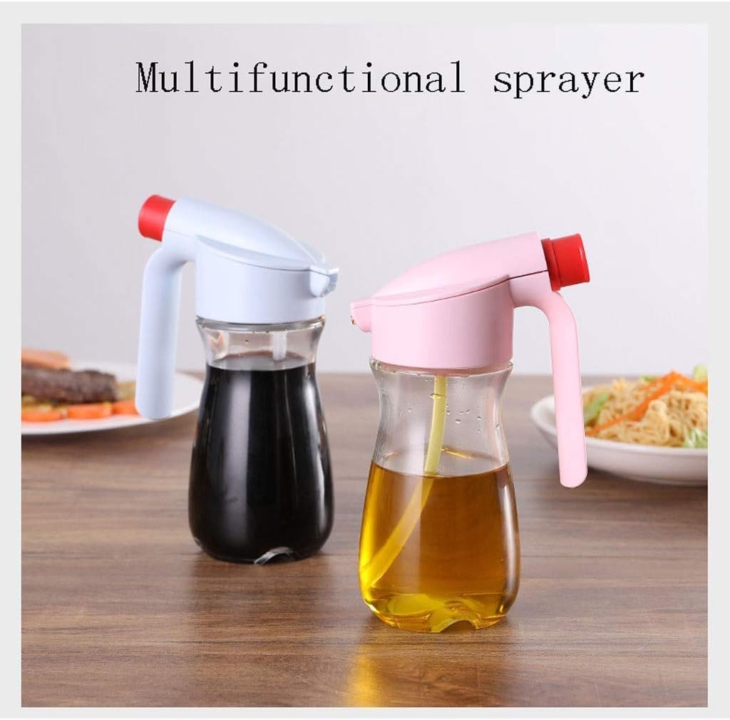 Oil dispenser for kitchen, Oil Spray Bottle Olive Oil Sprayer Bottle,Oil Dispenser for Cooking,BBQ,Salad, Baking, Roasting, Kitchen Tools (Color : Pink) (Color : Roze) ( Color : Roze ( Color : Blue )