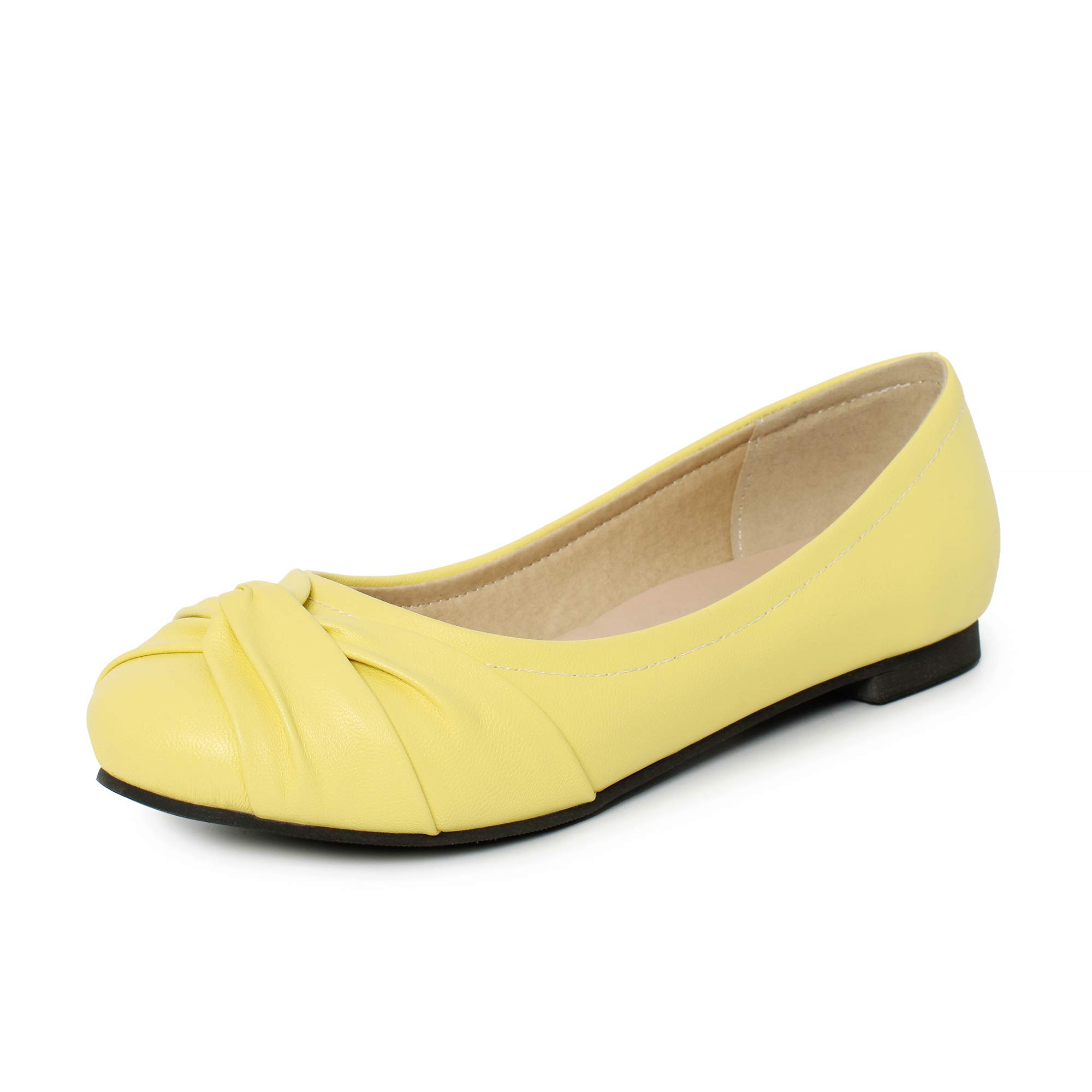 CUTEHEELS Wygodne damskie baleriny na płaskim obcasie do pracy