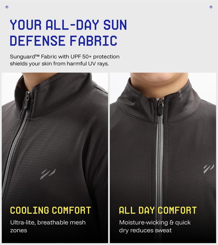 Image of BLUE TYGA Boys UPF 50+ Sunscreen Jacket - Cool, Comfy & Sun-Safe Protection for Every Adventure