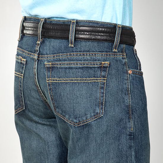 Cinch Men's Jeans White Label Relaxed Fit Denim Dark Stonewash Dark Stone 38W x 30L3