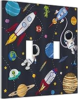 Vista 59 de Cubierta de Interruptor de Luz de 1 Gang con Escena de Flores de Grecia Mediterránea, Dispositivo Individual Basculante/GFCI, Placa Decorativa