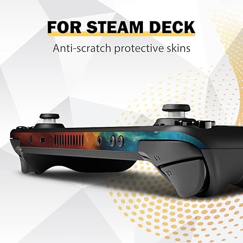 Miniatura 5 de DLseego Calcomanía protectora de vinilo para cubierta de vapor con diseño de cielo estrellado, antihuellas dactilares, resistente a los arañazos,