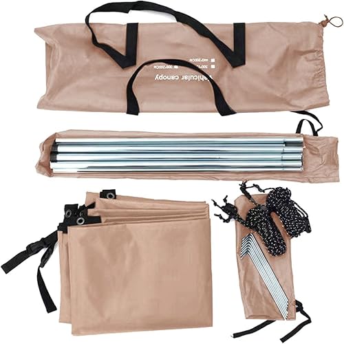 Miniatura 1 de Toldo para automóvil, toldo de tela Oxford 210D, toldo lateral para automóvil a prueba de intemperie con accesorios de campamento, tienda de campaña