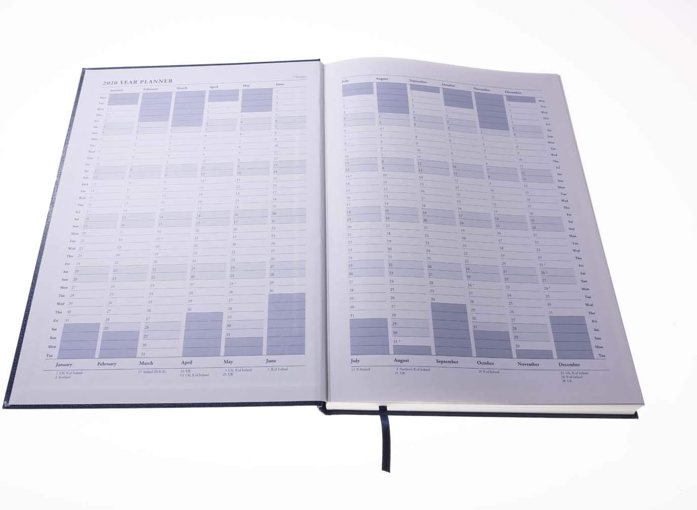 Collins Desk - 2020 Diary - A4 Day a Page - Black