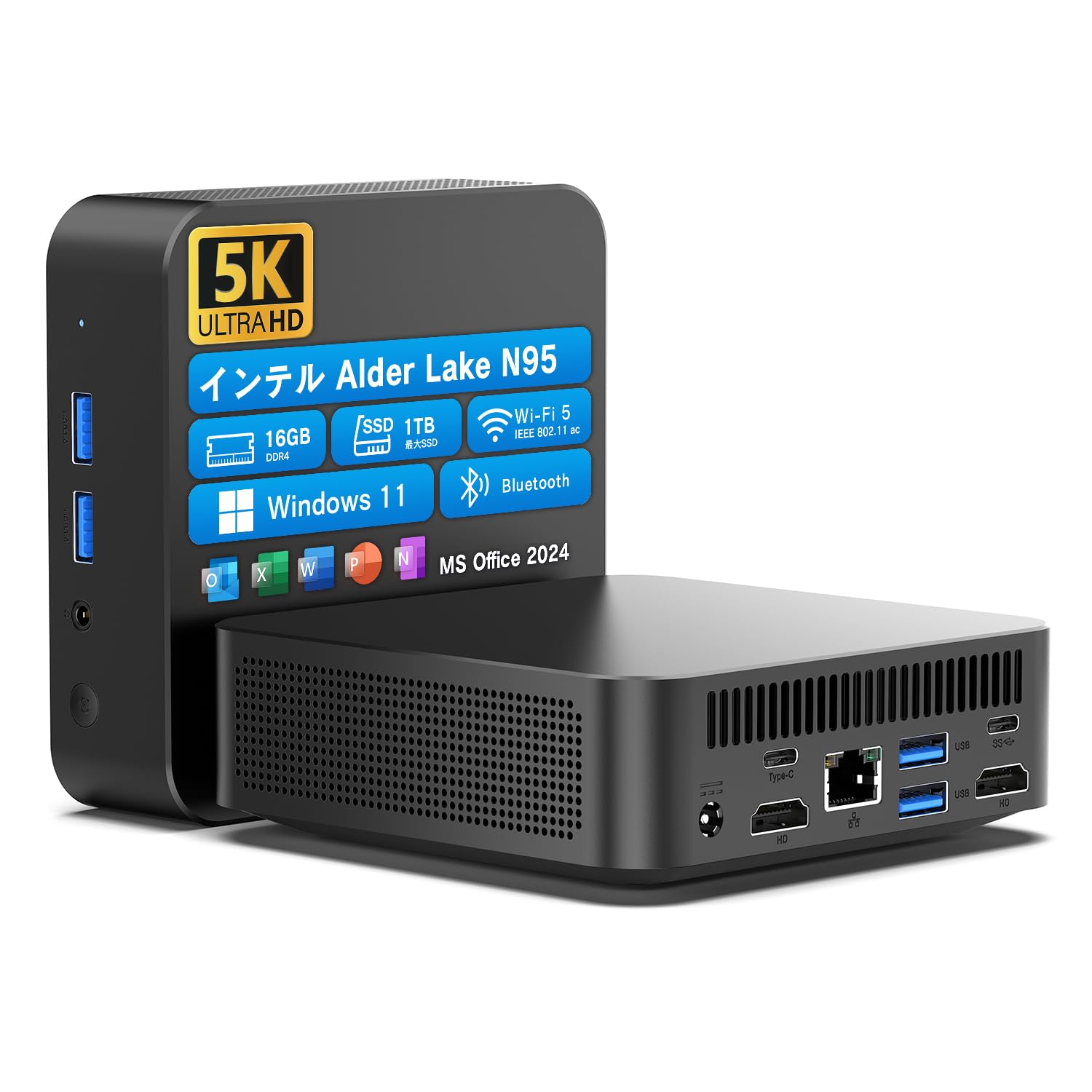 Amazon.co.jp: VETESA ミニpc n95 windows11 office2024搭載