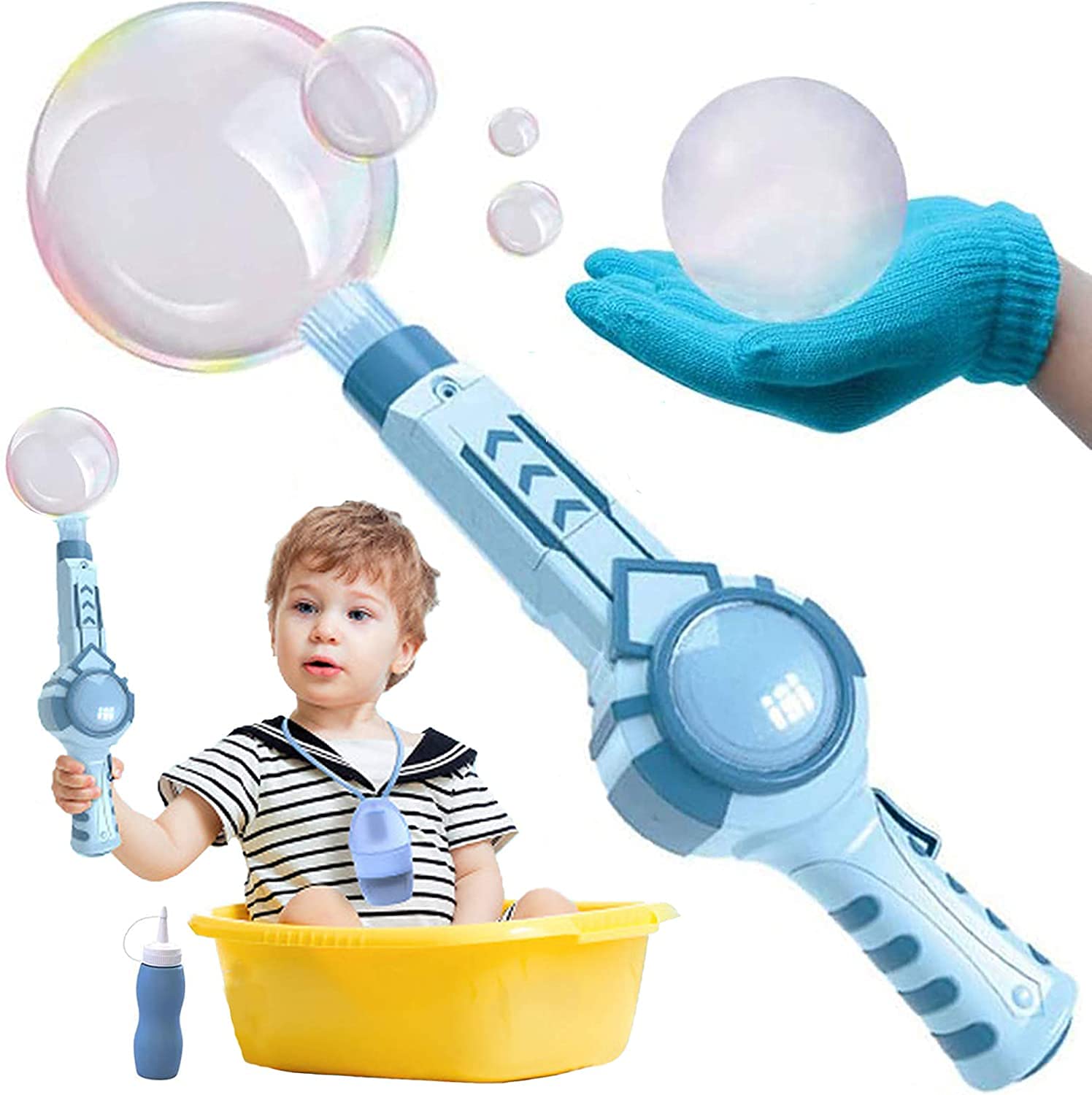 Buy INDIA TOY Elastic Smog Bubble Machine with Bubble Water Bubble Wand