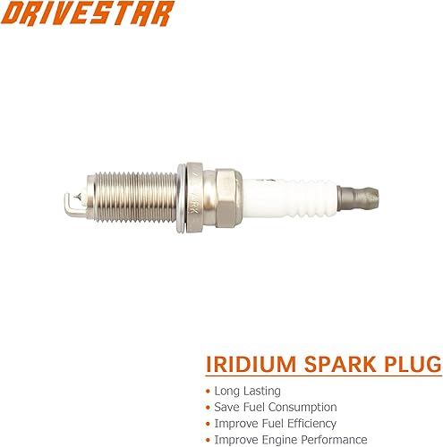 Miniatura 5 de DRIVESTAR Paquetes de bobinas de encendido de bujías de iridio 2004-2006 para Infiniti QX56 2004-2007 para Nissan Titan 2005-2006 Armada 5.6L V8