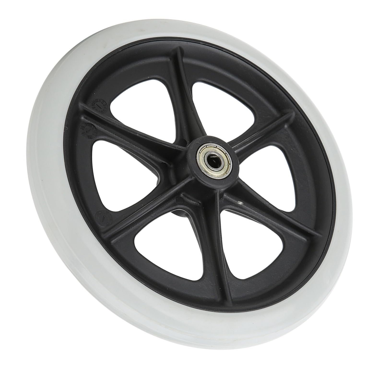 Leapiture 8 Inch Wheelchair Front Wheels TPR Wheels Practical Stable Wheelchair Accessory for Most Wheelchairs