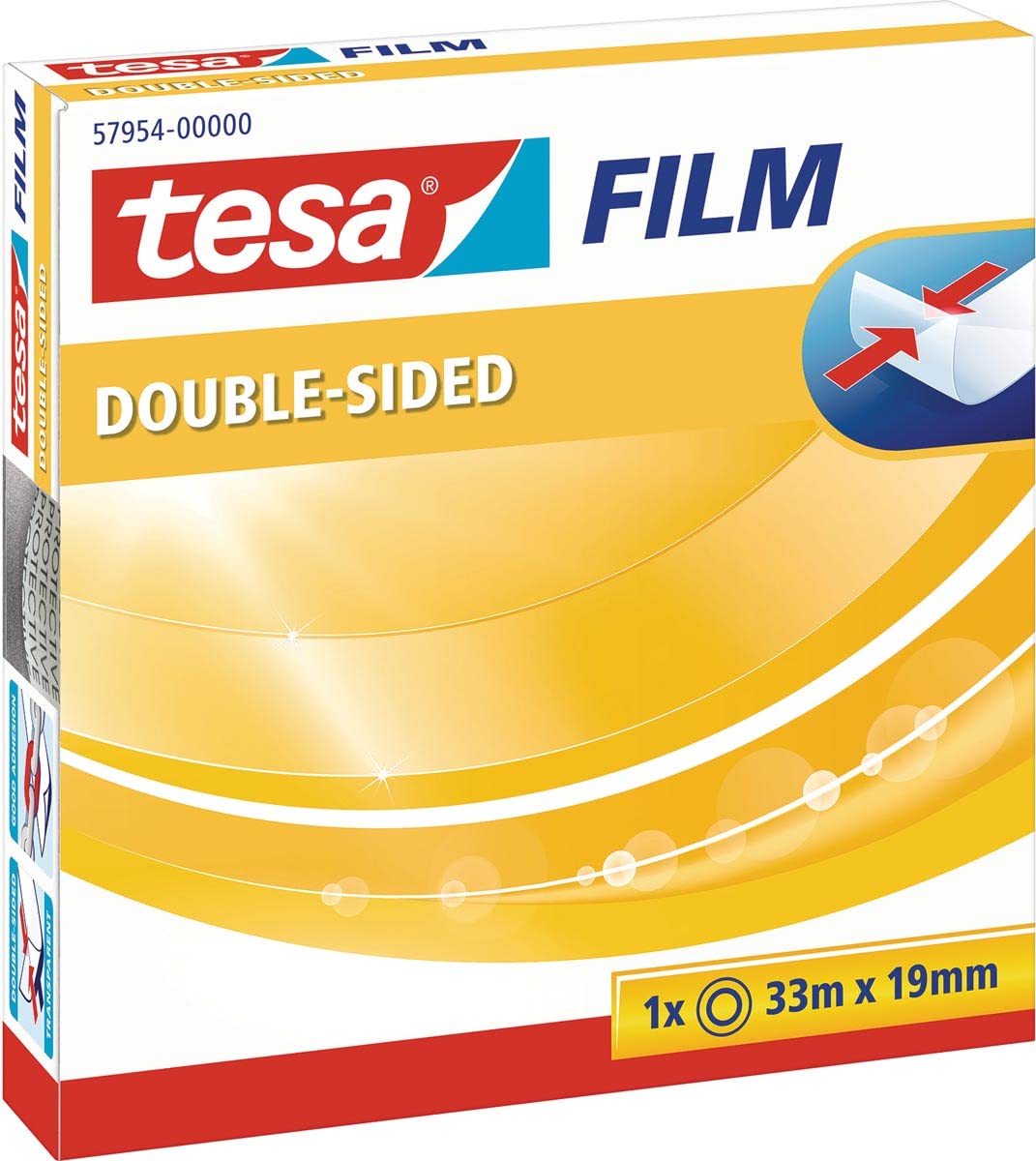 Tesa 57954-00000-00 33m Trasparente 1pezzo(i) cancelleria e Nastro Adesivo per Ufficio