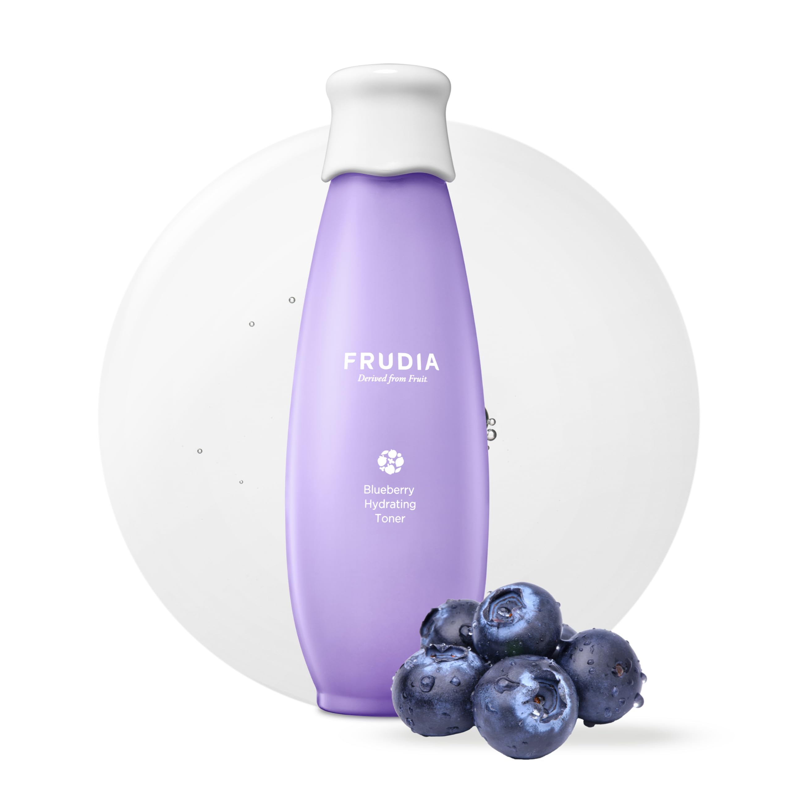FRUDIA Blueberry Hydrating Face Toner (6.59 fl oz), Moisturizing Korean Toner with 88% Blueberry Extract, Vegan Panthenol & WS BS Care EX for Sensitive Skin, Hydrating & Revitalizing, Korean Skincare