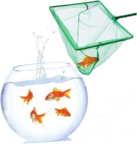 Miniatura 5 de DRESSOOS Red de pescado para pecera Red de peces grande Red de pecera Red de acuario Red de captura de peces de acuario Malla de acuario Red de