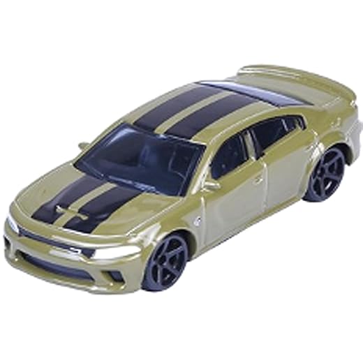 Miniatura - 1:64 - Dodge Charger Verde - Street Cars - Majorette 8501009800