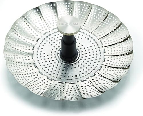 Miniatura 3 de KitchenAid Cesta de vapor universal, 10 pulgadas, acero inoxidable