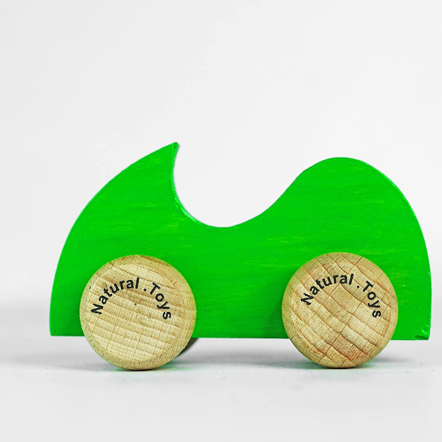 Natural.Toys Wooden Car Toy Push Pull Toy Car Wooden Bus Wooden Truck Toy Car Combo Set 4