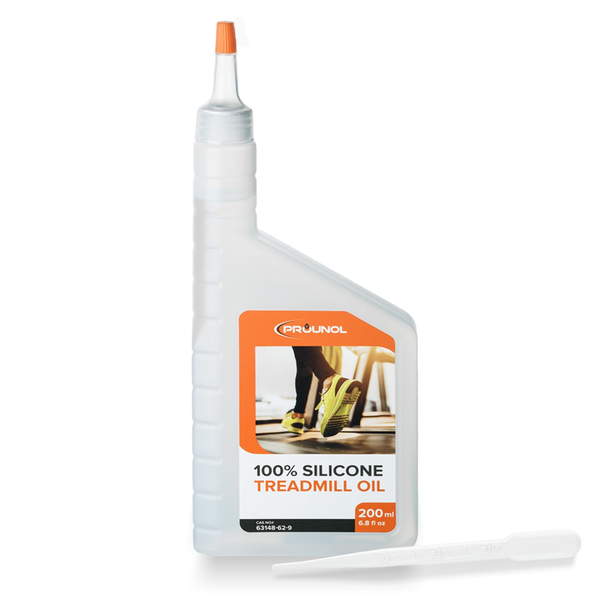 Prounol 100% Silicone Treadmill Lubricant for Belt – 6.8 Ounce Treadmill Oil Belt Lubricant - Easy to Apply Silicone Oil Ultra Precise Applicator Treadmill Belt Lubricant - All Brands Treadmill Lube