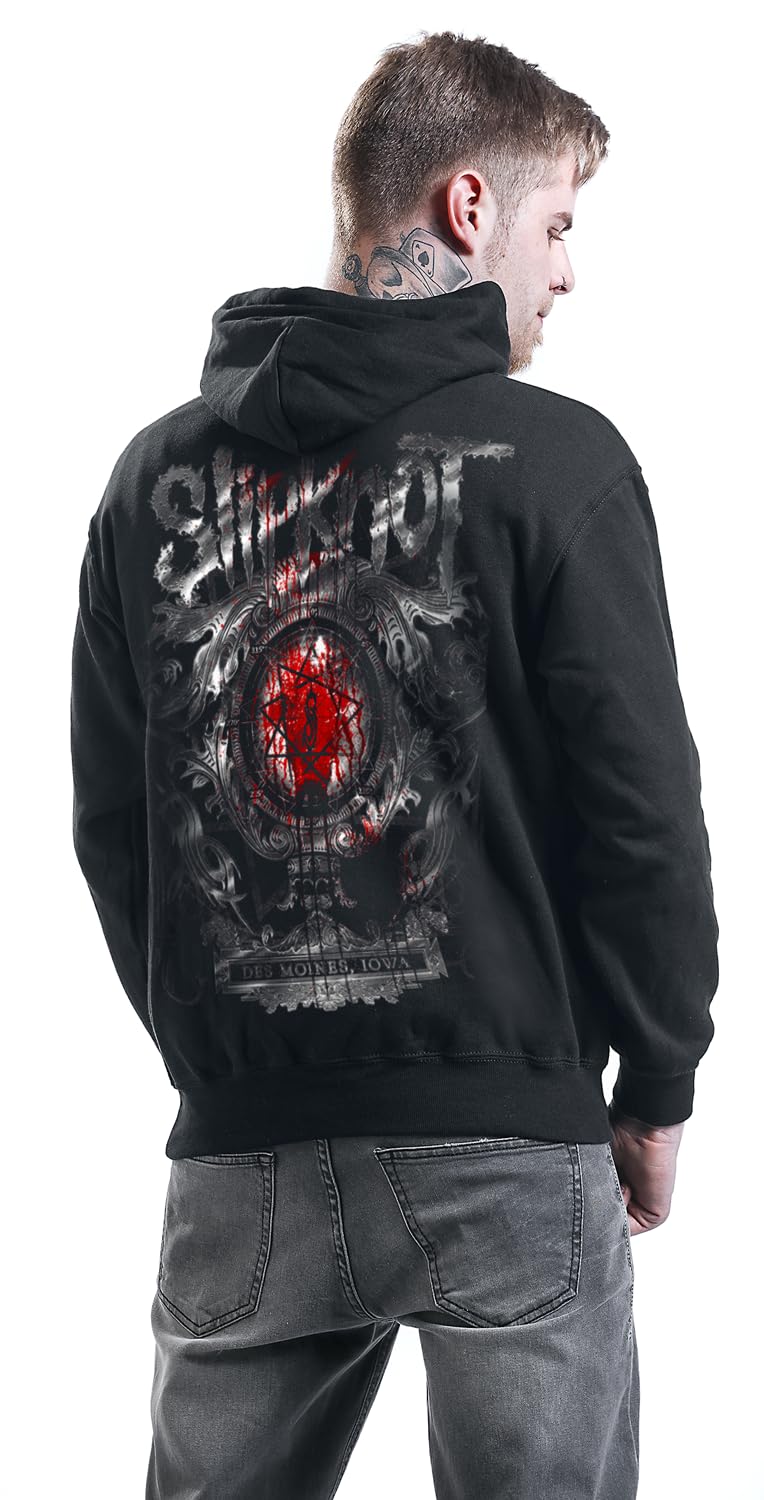Slipknot Des Moines Männer Kapuzenpullover schwarz Band-Merch, Bands, Horror