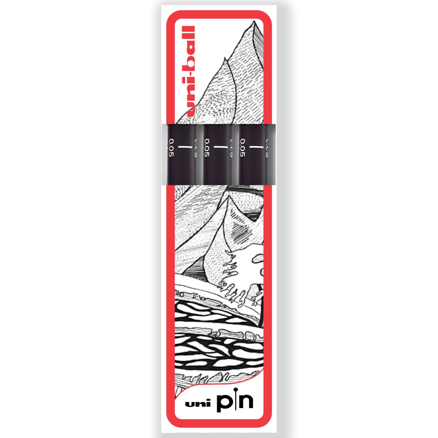 uni-ball PIN Fineliners, Black - Image 2