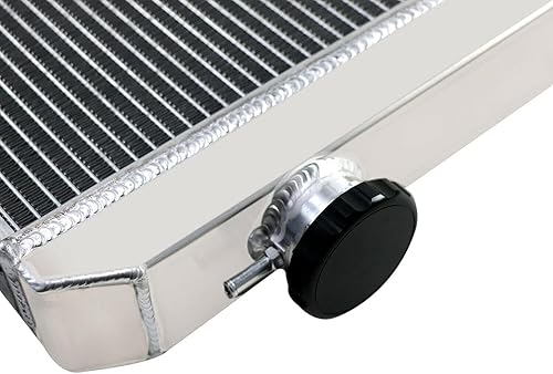 Miniatura 6 de Radiador de aluminio DPI180 para Toyota Land Cruiser FJ40 FJ45 3.9 4.2L L6 Radiador de 4 filas de radiadores de flujo descendente 1976 1977 1978