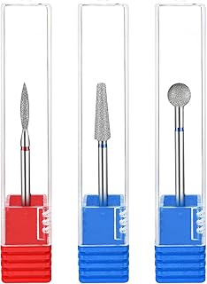 Lot De 3 Forets À Ongles Diamantés En Forme De Boule Pour Cuticules Kit De Préparation Des Ongles Tout-En-Un Pour Manucure Et Nettoyage Des Peaux Mortes