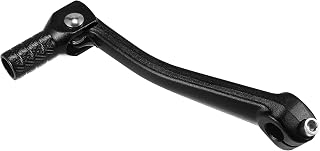 Motoforti Palanca de cambios plegable de 11 mm para motocicleta de 50 cc-250 cc, color negro