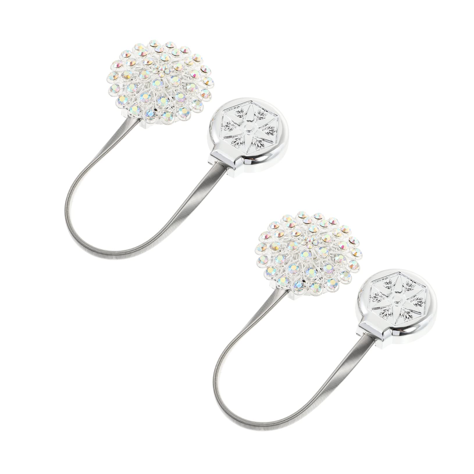 2pezzi Fermatende Magnetici per Tende Interne Cinghia di Fissaggio per Tende Fibbia Magnetica Elegante Regalo di Inaugurazione della Casa