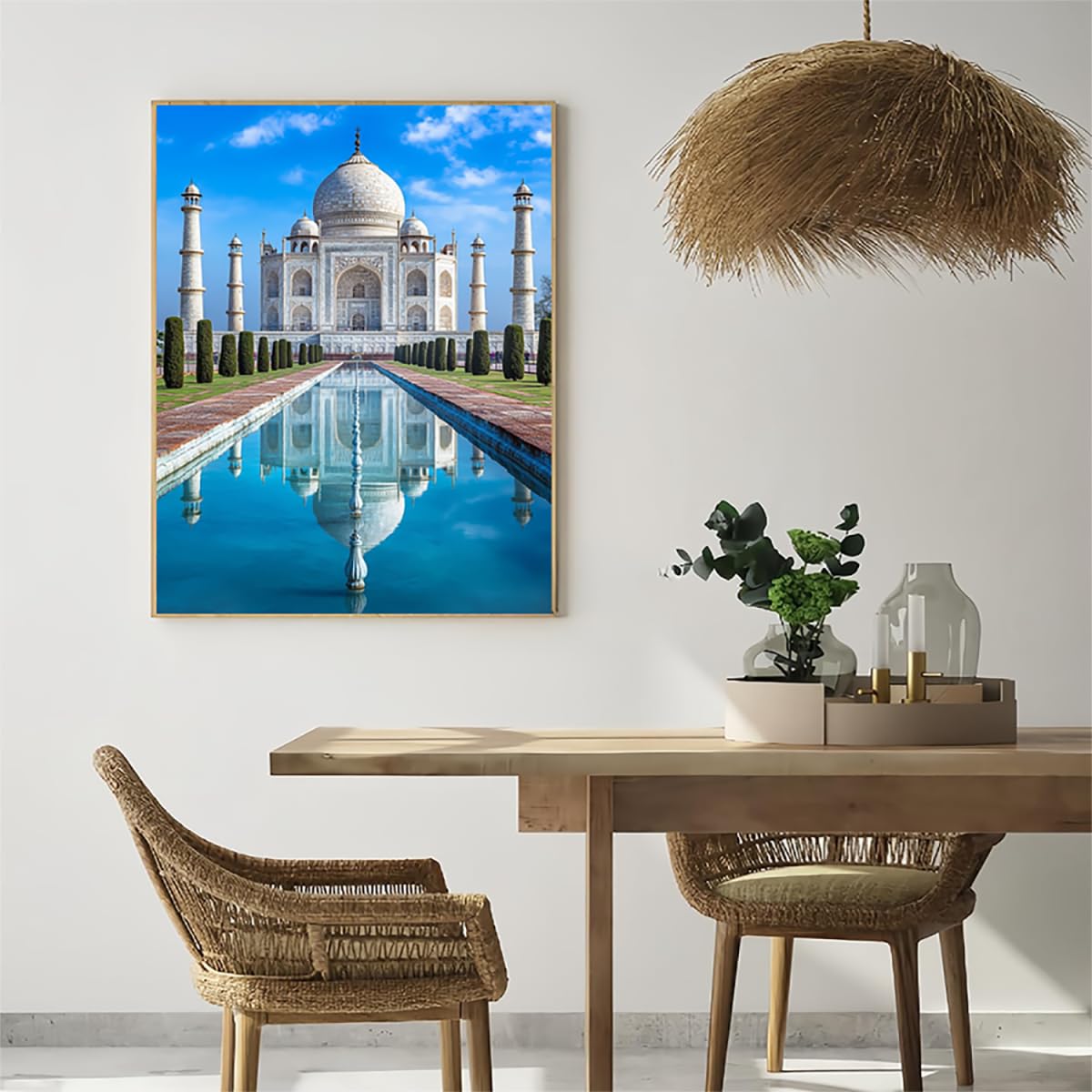 Zestawy artystyczne z motywem krajobrazu dla dorosłych, malarstwo diamentowe, architektura, kryształowe zestawy artystyczne, dla dorosłych, dzieci, DIY, 5D, okrągłe, pełne wiercenie, klejnot, kropki