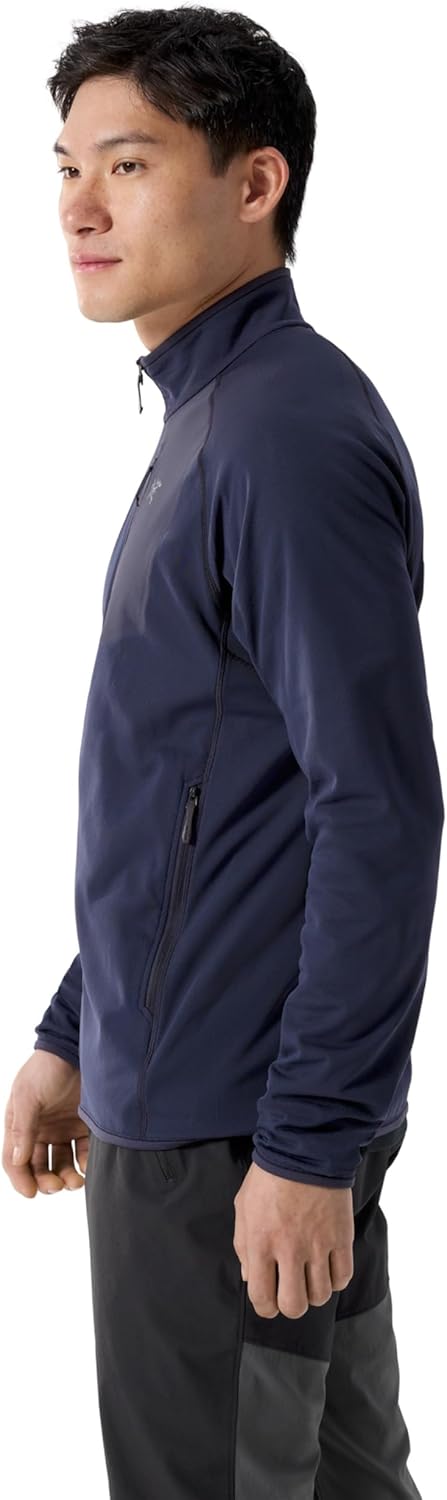 Arc'teryx Delta Jacket Men's | Fleece Jacket Delivering Warmth for Less Weight | Black Sapphire, X-Large