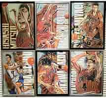 SLAM DUNK  3Dアートパネル 6枚　SET 🏀スラムダンク SLAM DUNK 立体 3D アート 桜木×流川 絵画6の