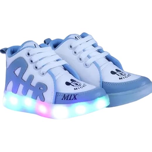 Kids LED Lighting Sneakers Blue 4-5 Years
