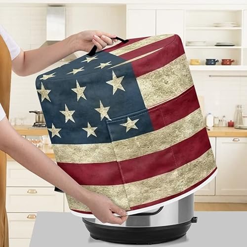 Miniatura 4 de GLENLCWE Hawaiian Starfish on Beach - Cubierta antipolvo lavable para electrodomésticos de cocina con bolsillo para olla instantánea de 8 cuartos de