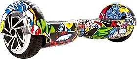 Hoverboard Skate Elétrico 6.5' com Led e Bluetooth Original Brinovar (Hip Hop)