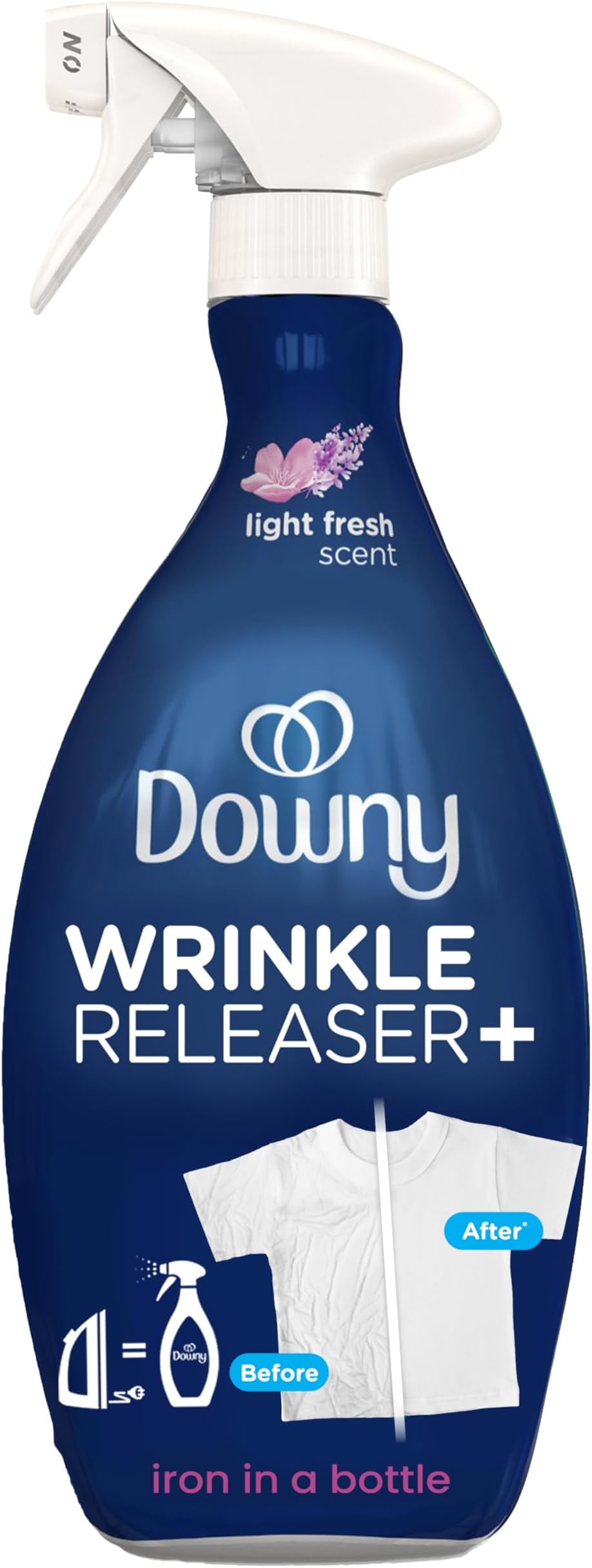 Wrinkle Releaser Spray | All In One Wrinkle Release Spray, Odor Eliminator, Static Remover | Fabric Refresher & Ironing Aid for Clothes | 33.8 Fl Oz, Light Fresh Scent
