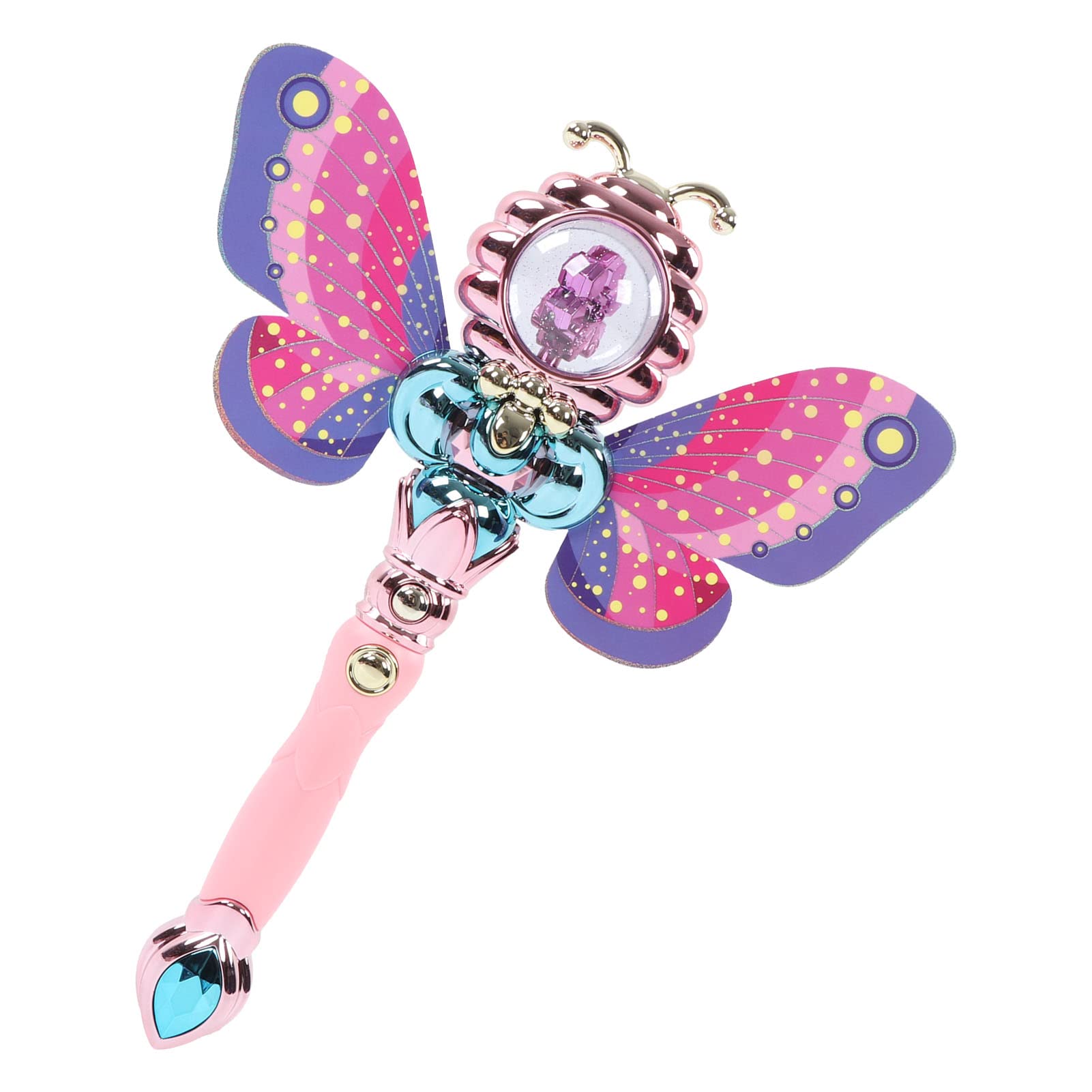 Electric Light Up Wand - Funny Pretend Play Prop - Electric Handheld Musical Light Up Wand for Ages 3 and Up (B)