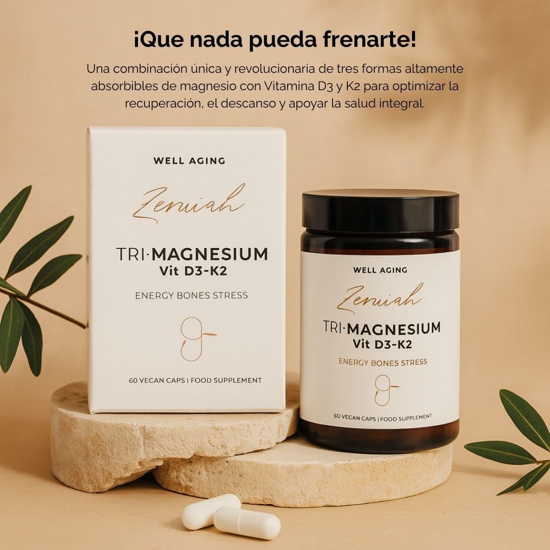 Zeruiah - Pack Complementos Alimenticios de Triple Magnesio y Balance para Menopausia
