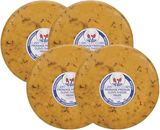 Frisian Clove Cheese – 4 Pack | Dutch-Style Clove & Cumin Infused Cheese Wheels