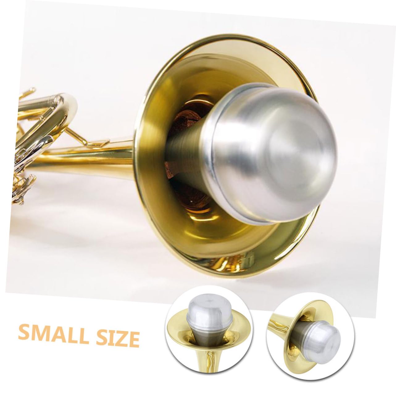 HEMOTON Sordina Per Tromba in Alluminio Da 4 Pezzi Sordina Per Trombone Leggera E Con Riduzione Del Rumore Nessun Attrezzo Extra Necessario Per Esercitarsi A Casa