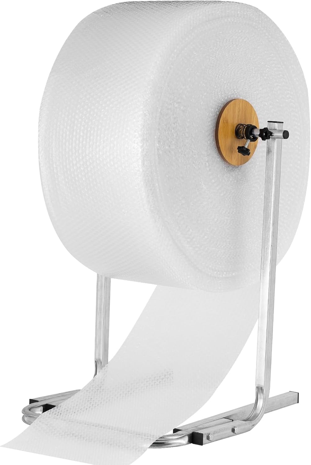 12 inch Bubble Wrap Roll Dispenser, Manual Tabletop Bubble Cushion Foam Wrap Holder for Packing, Moving and Shipping