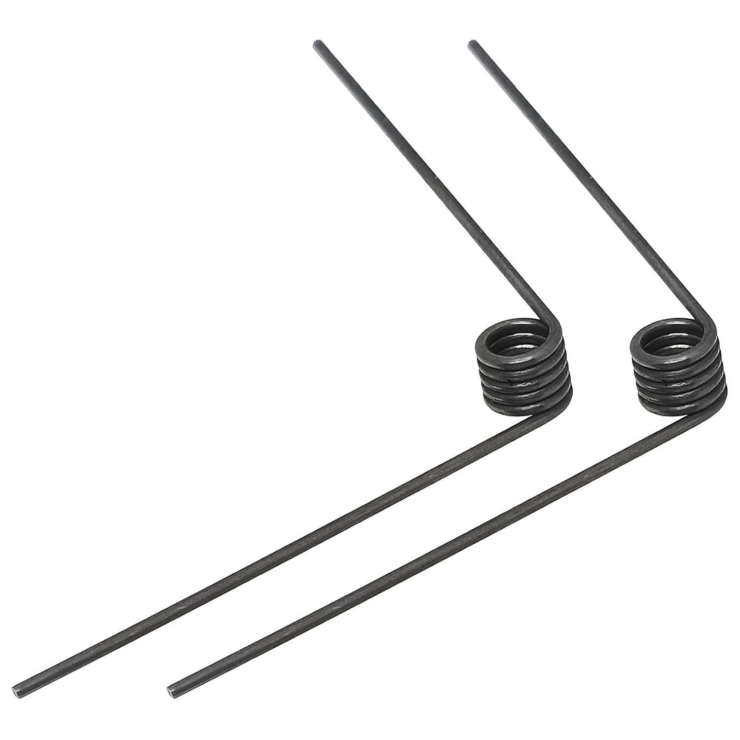 5pcs 1mm Wire Diameter x 6.5mm Out Diameter x 40mm Length,90° Deflection Steel Tiny Torsion Spring,Small Mechanical Torsion Springs for Woodworking DIY Project(Coils:5)