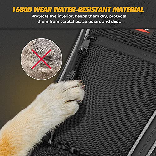 Bolso de almacenamiento KEMIMOTO PRO XP 2020-2025 para UTV, bolso central de asiento con cremallera resistente al desgaste de PVC, compatible con Polaris PRO XP / 4 miniatura 5