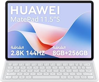 Huawei MatePad S 11.5-inch Tablet with Eye-Soothing 120Hz FullView Display, Sleek All-Metal Design with Detachable Keyboard, 8GB+256GB, Wi-Fi, Purple + Huawei Pen