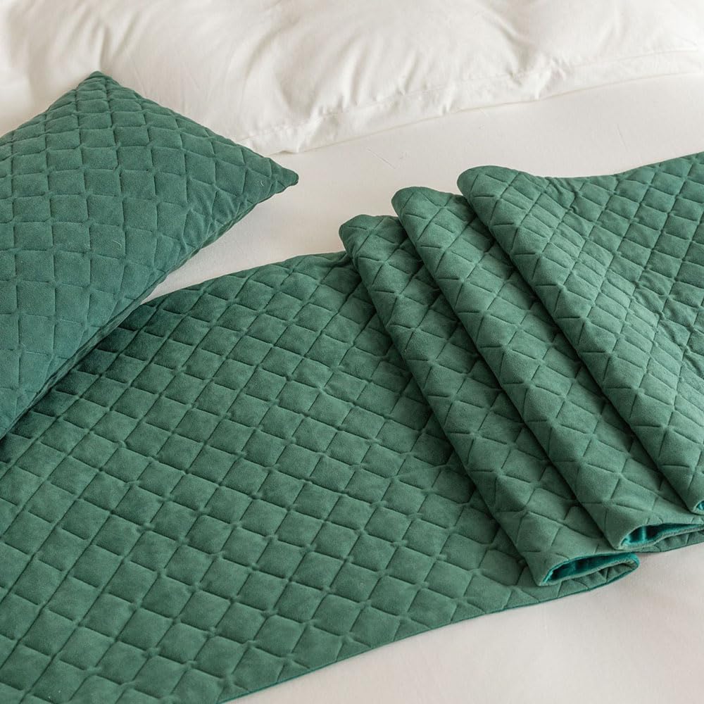 Juego de funda de cojín reversible naranja para cama y decoración del hogar y ropa de cama de hotel, 45 x 240 cm, protección de colcha de dormitorio