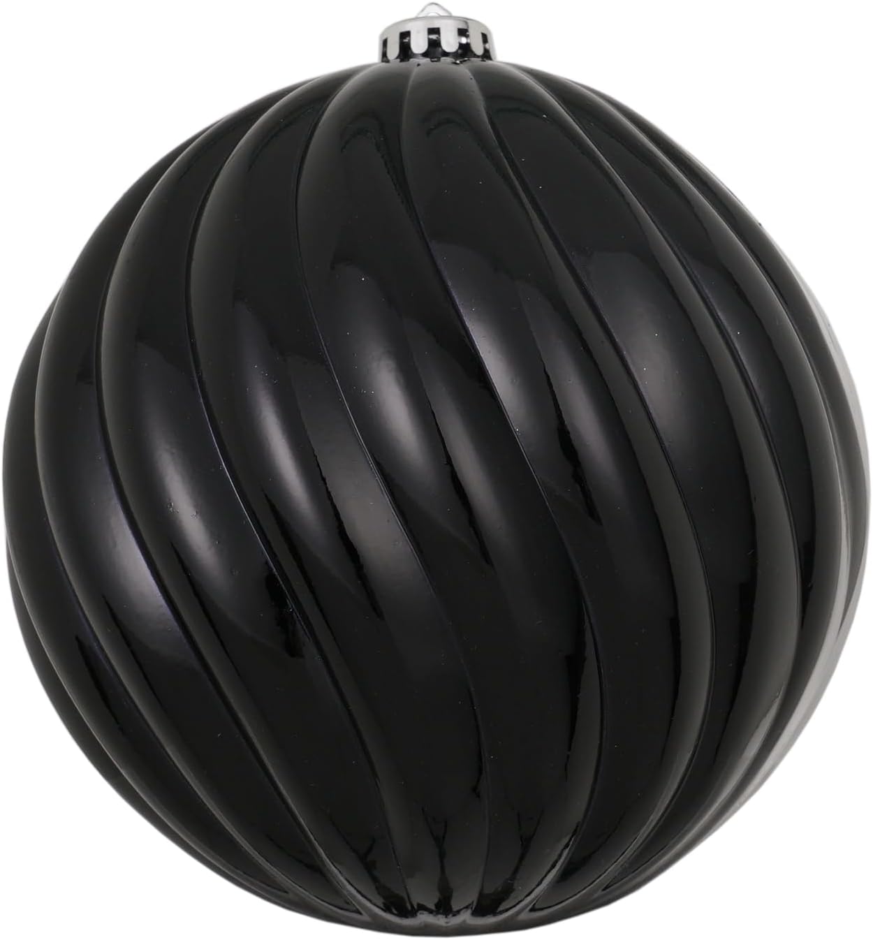 8in Large Christmas Ornaments Black Shatterproof Christmas Ball Ornaments Giant