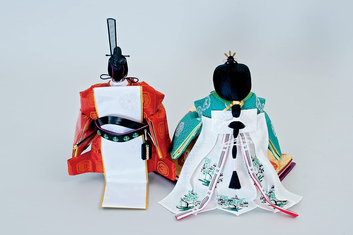 Amazon | 雛人形 久月 ひな人形 立雛 立親王飾 三五立親王 平飾り 人形