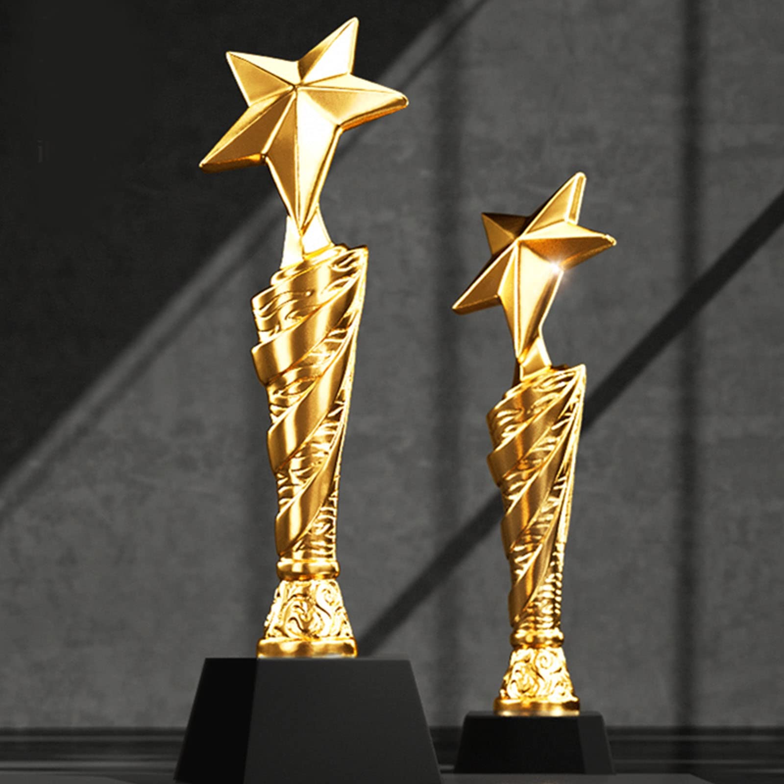 Trophées en Or Trophées en Étoile Trophée De La Réunion Annuelle Trophée du Champion Trophée De L'excellent Employé
