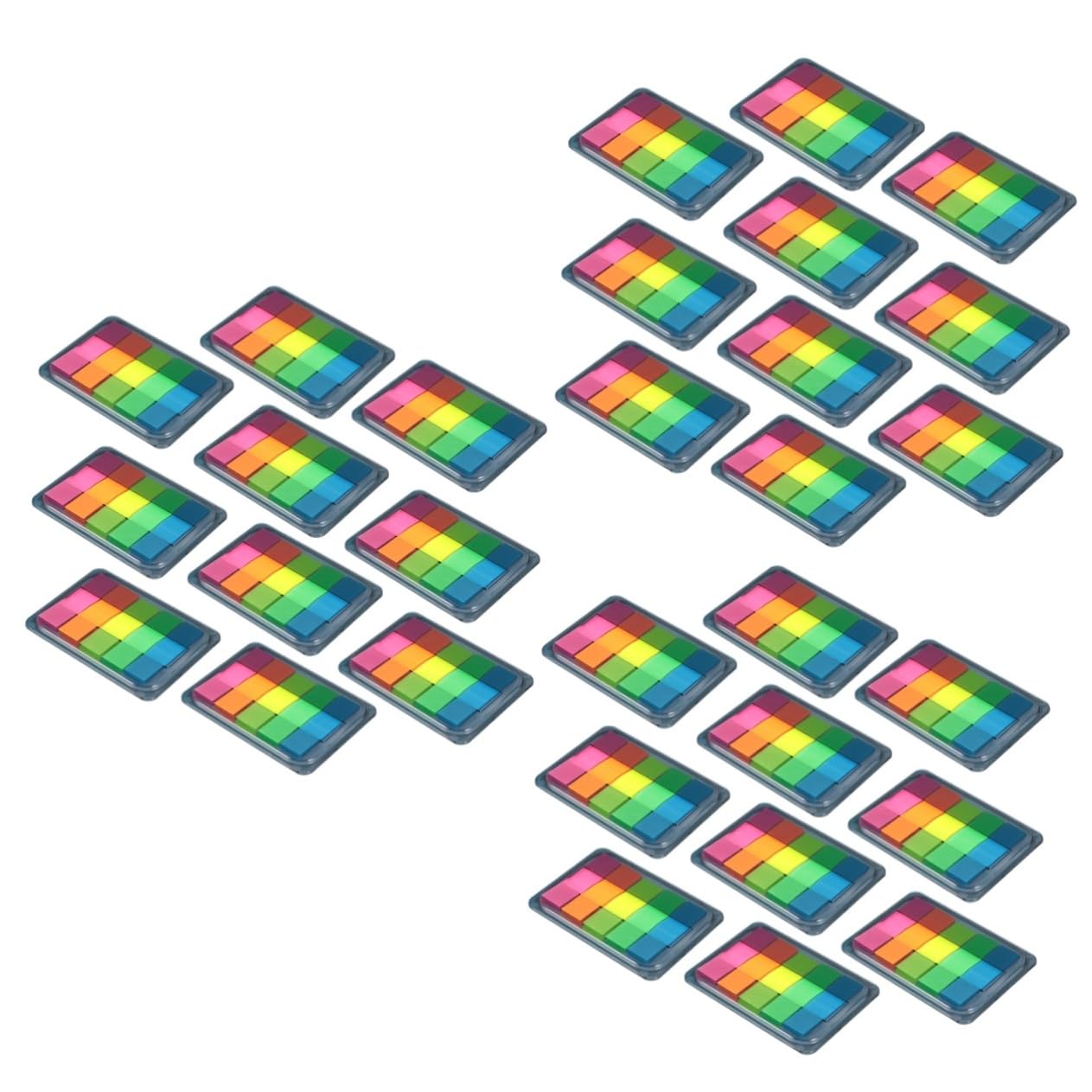 SHINEOFI Lot De 3 Autocollants Dindex Marqueurs De Page Fournitures Scolaires Et De Bureau Onglets Autocollants 10 Pièces X 3