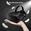 DESTEK V5 VR Headset for Phone, 110°FOV HD Anti-Blue Lenses Eye Protection Virtual Reality Headset, VR Glasses for iPhone Samsung Android (Black)