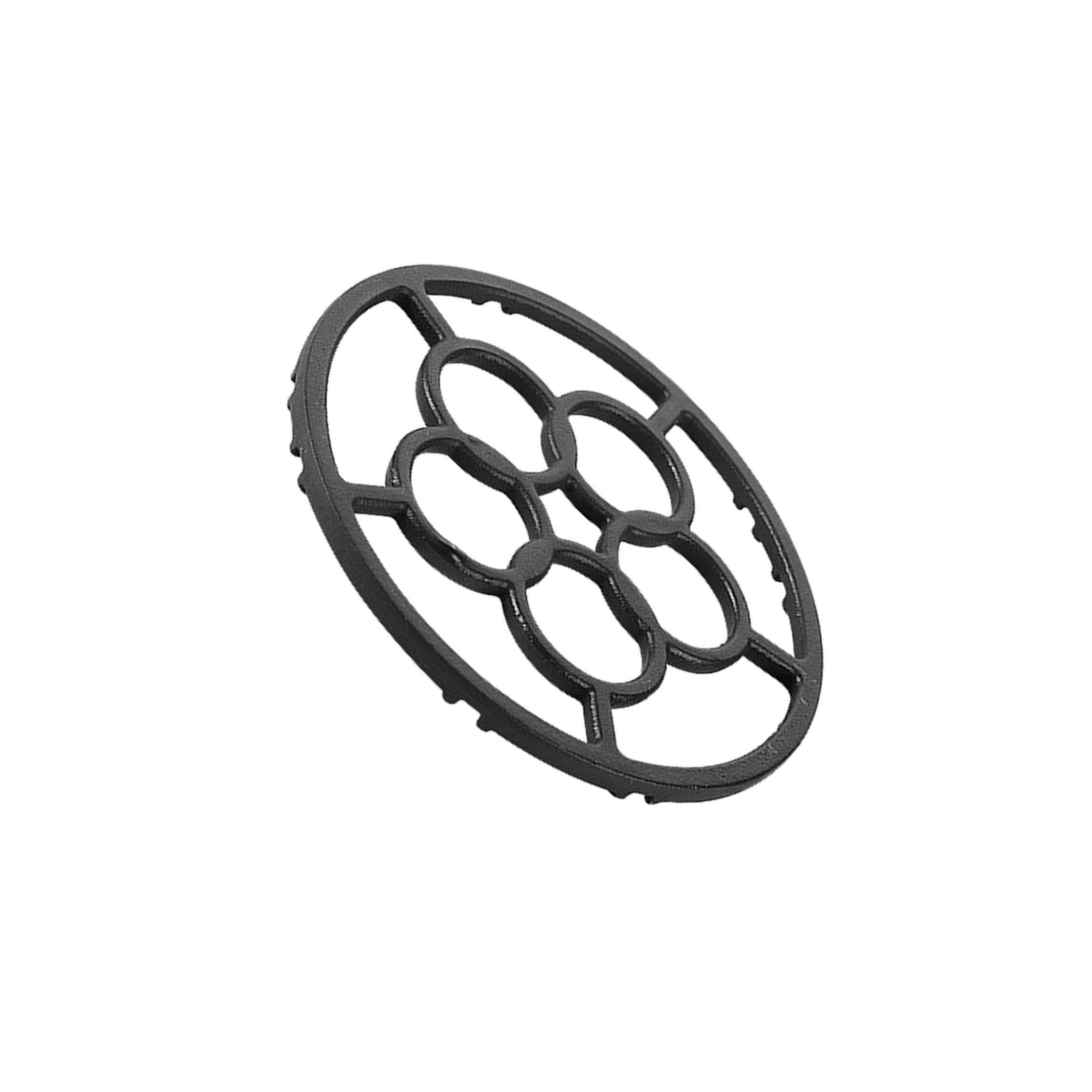 LIXSAZSE Rings Reducer Trivets In Stabilizing Smaller Pots Offering Peace While Cooking Wok Stand Rack Is Suitable For Smaller Cookware Milk Pot Holder Non, Black, 18.2cm