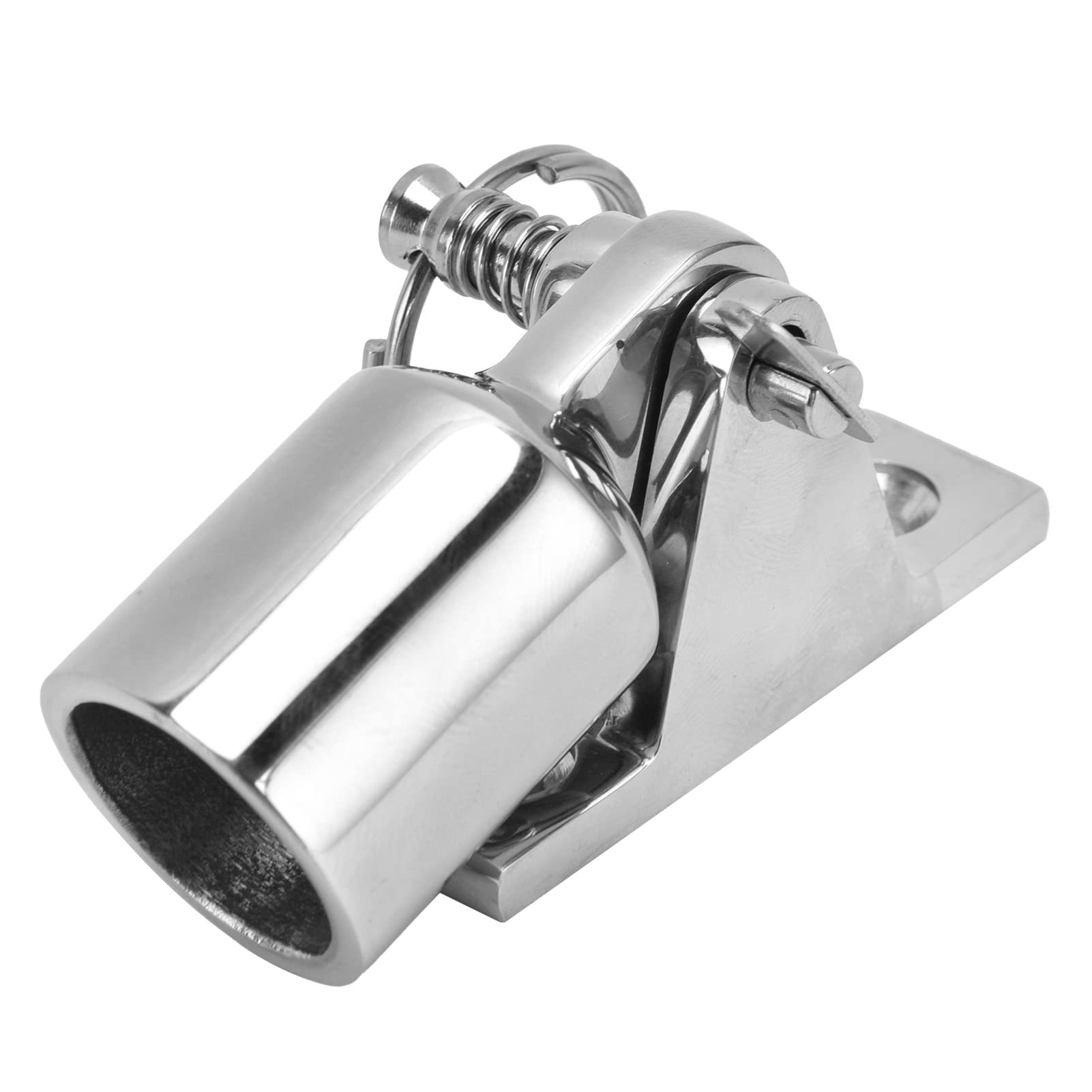 Bimini – Raccords de Montage Supérieurs en Acier Inoxydable, Charnière de Pont, Tuyau, Embout à œil, Accessoires de Bateau pour canoë de Yacht